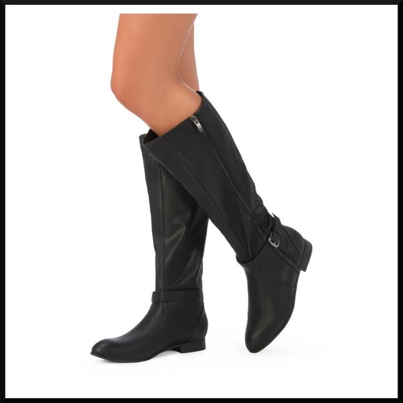 JustFab Shoes - NIB JustFab Blyton Black Boots